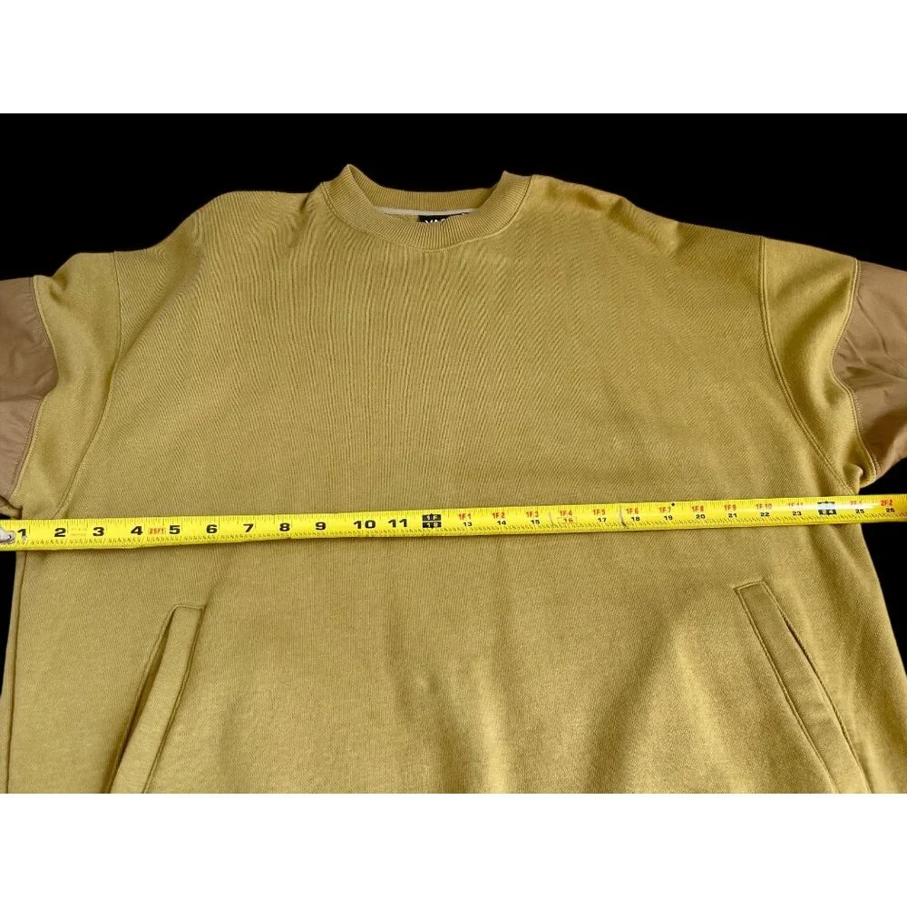 Vast Mock Neck Sweatshirt Khaki Size XL